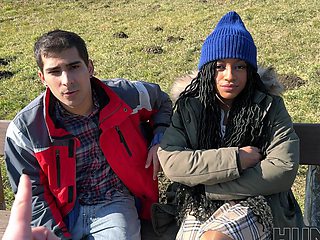 A guy fucked his wife outdoors with his friend in pov style