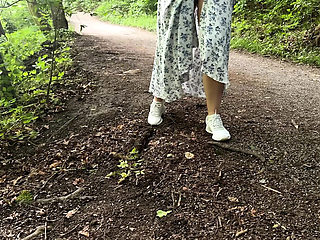Almost Caught! Public Lake Fuck, Handjob & Outdoor Piss – Risky SlipCouple