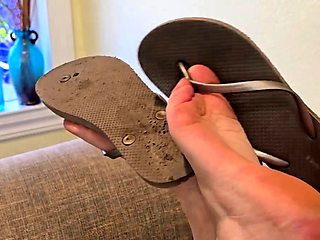 Beautiful Brunette Foot Fetish