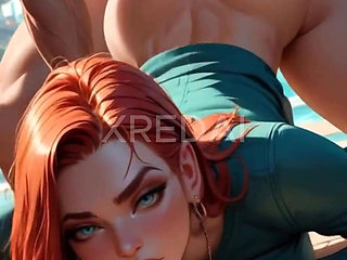 RUIVA TAKING FORTE FROM BEHIND AI GENERATION VIDEO AI-Generated