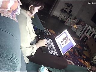 look porno and caught
