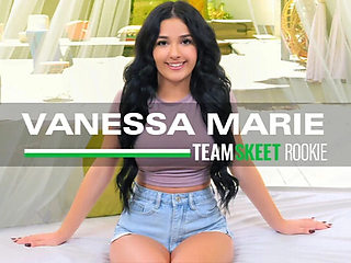 New TeamSkeet Girl Vanessa Marie Fucks Joshua Lewis - Deep Throat Blowjob & Rough Doggy Style POV