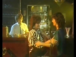 Milf brunette having fun with two cocks