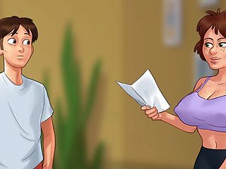 Milf neighbor gets railed by me in summertime saga - possible baby on the way