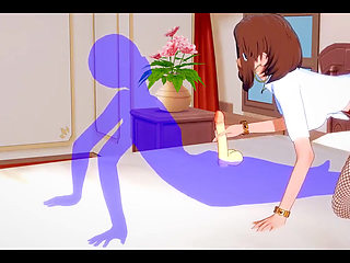 My Hero Academia Hentai - Uraraka Handjob and Fucked - Japanese Asian Manga Anime Film Game Porn