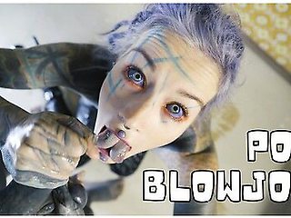 High Heeled Anal Tease: Tattooed Pornstar with Lily Lu