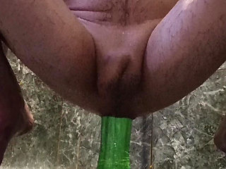 A bottle in the ass