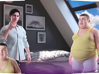 3D animated cartoon visual novel game with big boobs