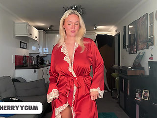 Sexy Costume Try On Haul with Petite Teen Blonde