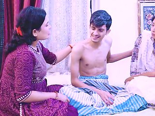 Desi Indian Mature MILF Fucking Their 18 Year Old Stepbrother