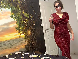 Subscribe Mym fan Faucettes slips away during the evening with you