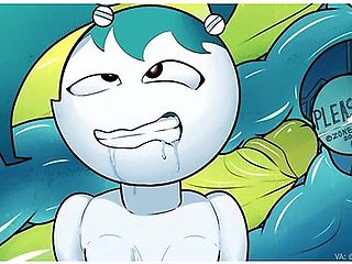 Robot Girl Upgrades Her Pussy To Have Sex - Teenage Robot Hentai - Car Toon
