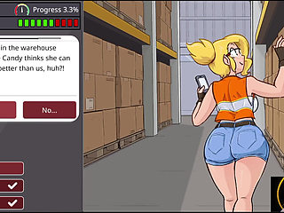 Barely Working Part-2! Hot Slut Is Fucked in Construction Duty Warehouse!
