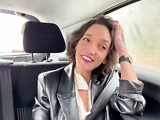 Brunette Nursing Assistant Lena Gives Blowjob in Grasse