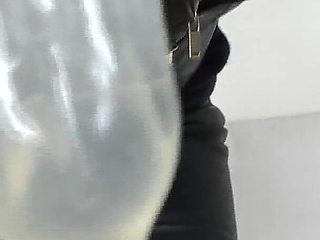 Bound to the Fuck Machine in a Cock Cage, Swallowing a Stranger's Cum, Lady Victoria Valente