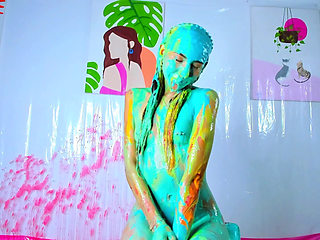 Martina's Nude Rainbow Slimes Wam