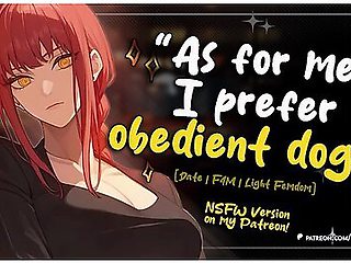 [ F4m] You Are Stuck In An Elevator With Makima, After Your Date ( Pet Play Femdom ) Audio Rp