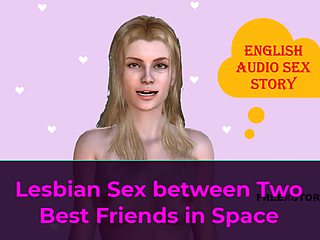 English Audio Sex Story - Lesbian Sex Between Two Best Friends in Space