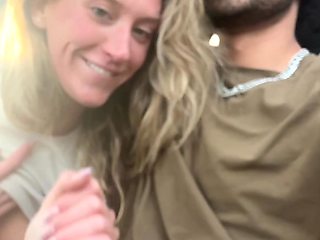 The blonde babe is having some kinky fun with her boyfriend.