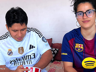 WE ENJOY SOCCER BEST WITH HARDCORE SEX AND CUM IN MY MOUTH