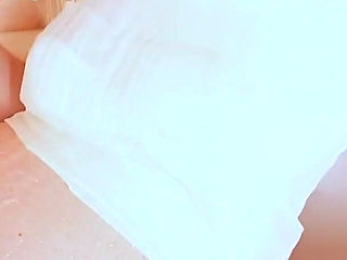 Bath Time with Huge Pregnant Belly and Boobs