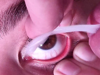 Cum Dumpster Gets a Full Cumshot Into Her Open Eye, Talking