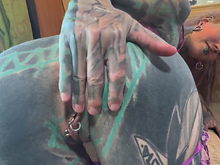 Alt Tattoo Couple Perverse Adventures Outdoors on Road Trip