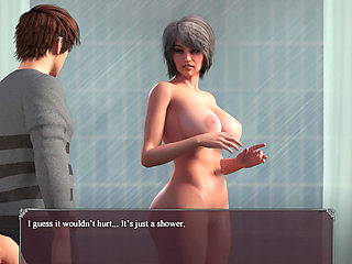 Brother's Wife Teach me How to Take a Shower Together.