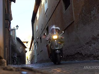 Giorgia Roma tourist in Rome gets her tight ass gets fucked by Luca Ferrero and public blowjob MS126 - AnalVids