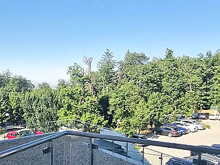 Morning sex in a 5 stars hotel with a nice view