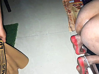 Hairy Indian Aunty Shonaa Yadav Twerking in Bodystocking - Desi Wife Role Play