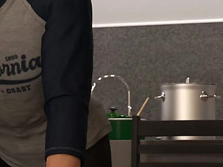 The East Block 26 Kathryn Gave the Old Man Accross the Appartment a Handjob