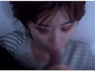 Erotic Girlfriend With Cock In Her Cheeks Even When Shes Riding On Her Face