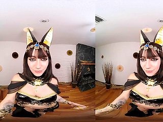 Megan Mistakes as Anubis dominates you and you're ready to give her everything