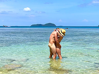 We Skinny Dipped and Fucked All Day on a Beach in Thailand - Real Amateur Sex