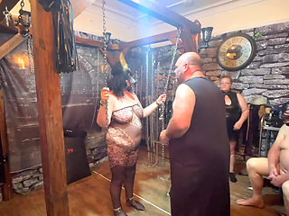 Part 1:- Lanista Bear takes Zar his female submissive in the dungeon for the first time.
