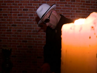 Lovely masked ebony gets a warm load in her mouth