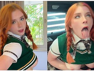 British Student Sucked Off A Stranger In Car, Invited Him Home To Fuck And Film It On Her Phone