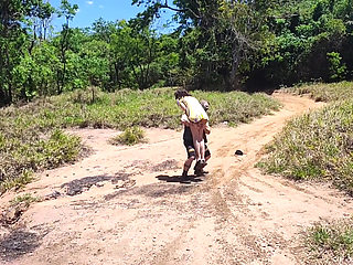 Couple Goes Camping on Halloween and His Wife Ends up Being Fucked by Monster
