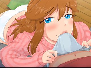 Marisa wants to give Amanda a handjob and share some kisses during her visit