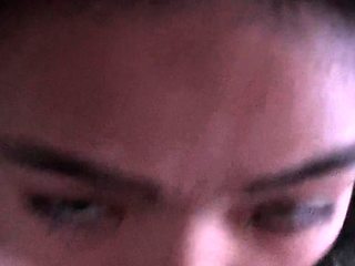 Japanese teen blowjob with creamy mustache