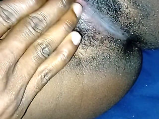 Ebony rides my long cock like a pro