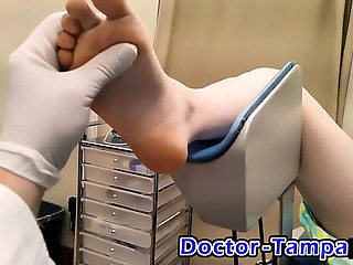 Petite Teen Ditria Rose Gets First Gyno Exam From Neighbor Doctor - All Natural Tits & Shaven Pussy