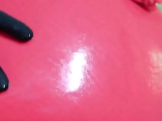 Amazing Big Ass Tease with Latex Outfit