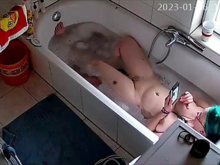 Caught Sexting in the Tub Again