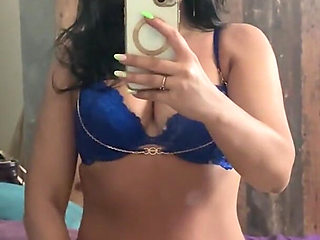 Thong & Bra Mirror Tease - Soft, Slow, Seductive