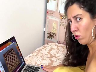 She Loves Playing Chess So Much That She Didnt Notice The Dick In Her Holes - Anal Creampie