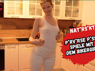 Perverted Self-in White Jeans and White Top Escalates!