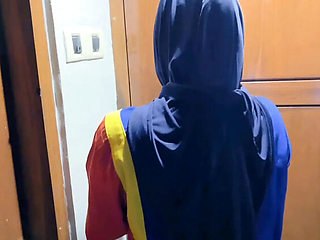 Naughty Indonesian Hijab Teen Fucked by Boss in Hotel Room - Homemade Creampie Sex