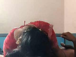 Desi Telugu Wife Present Gift on Husband Birthday Party - 2